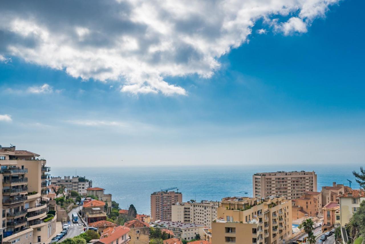 Apartament Monaco Border, Sea View, Terrace, Free Parking Beausoleil Zewnętrze zdjęcie